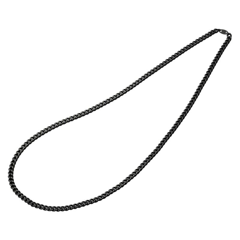 ファイテン(phiten) 炭化チタンチェーンネックレス 65cm 純チタン採用 炭化チタンコーティング ブラックアクセサリー 喜平 長さ65cm メンズ レデ...