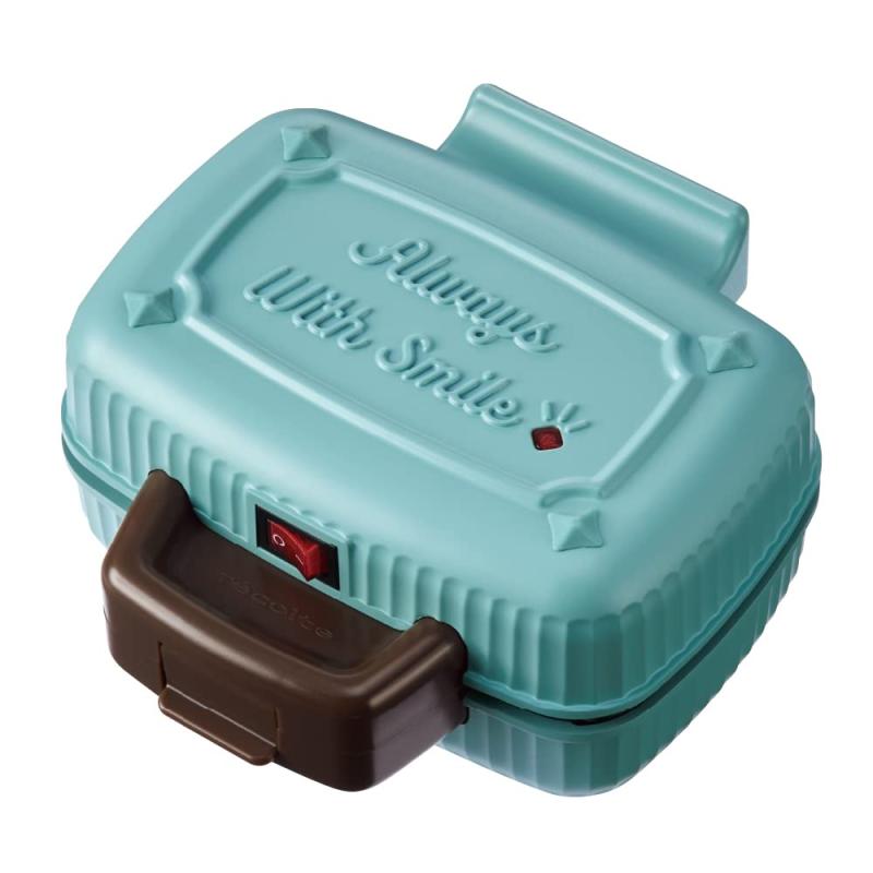 recolte レコルト プレスサンドメーカー ミニ ホットサンドメーカー 電気式 1枚用 耳まで焼ける かわい..