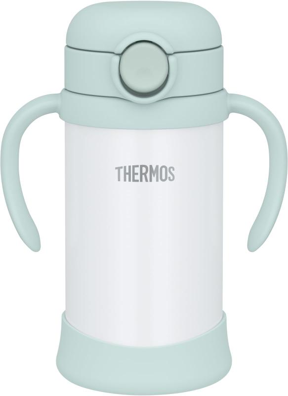 サーモス まほうびんのベビーストローマグ 飲み口とパッキンが一体 350ml ミント 保冷専用 FJT-350 MNT