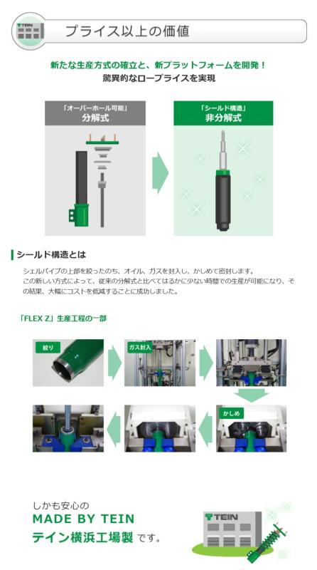 TEIN ( テイン ) 車高調【 FLEX Z 】ミツビシ ランサーEvo.IX / VII / VIII / VIII MR / Evo.ワゴン VSR84-C1SS4