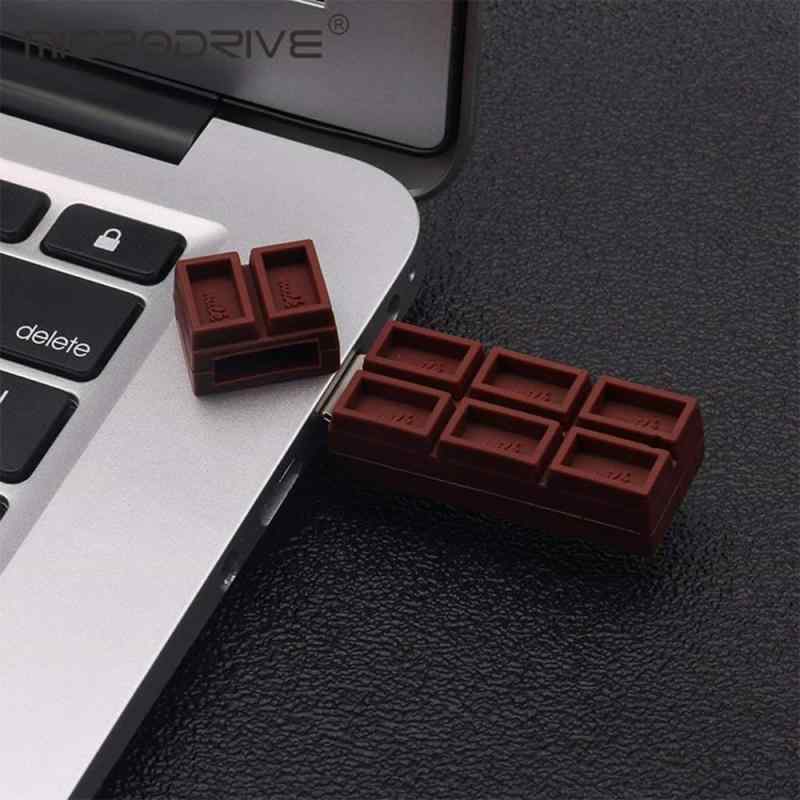 【神話広場】 チョコレート チョコ 型 USB 2.0 メモリ おもしろ ユニーク バレンタイン お菓子 パソコン 周辺機器 64GB