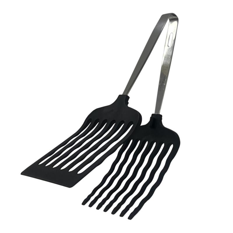 田辺金具 マルチグリル トング (大) ブラック 1580