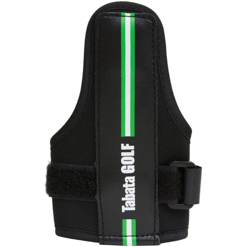 Tabata(タバタ) ゴルフ 素振り トレーニング 練習器具 スイング練習機 サポーター 曲がり知らず GV0350 ブラック装着して練習するだけ簡単スイングトレーニングトップスイングでの手首の折れを矯正ソフトな感触ながらしっかりホールドフェイスが開いた状態でのインパクトを防ぐ正しいインパクトを実現する手首の動きを体得