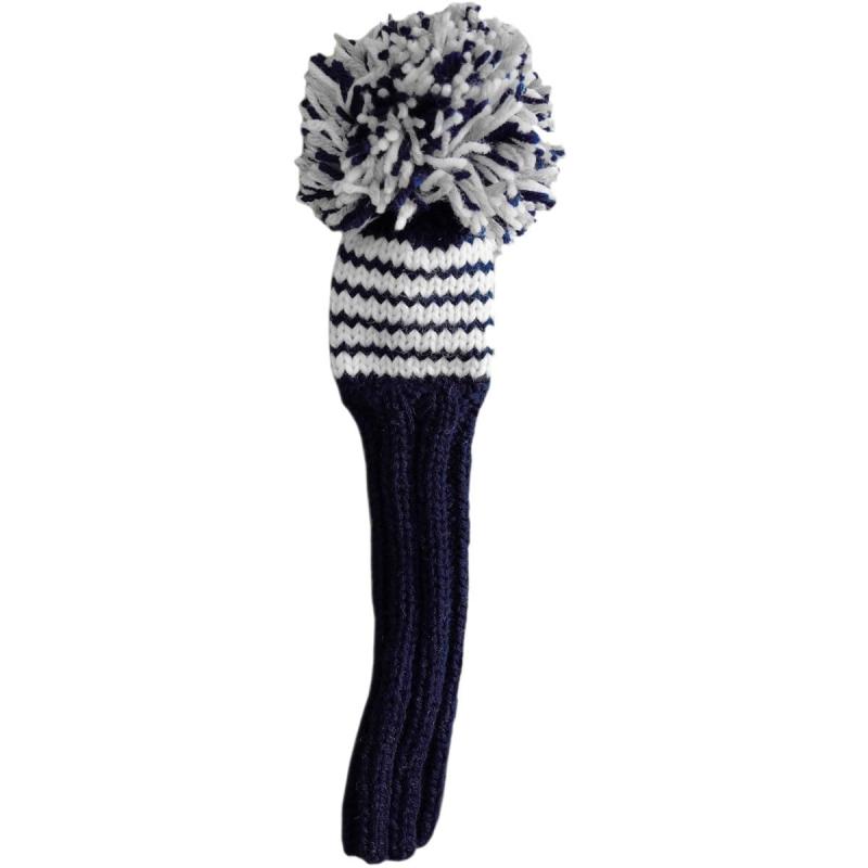 Jan Craig(ジャンクレイグ) ハンドメイド ヘッドカバー フェアウェイウッド #5用 Navy/White/Silver