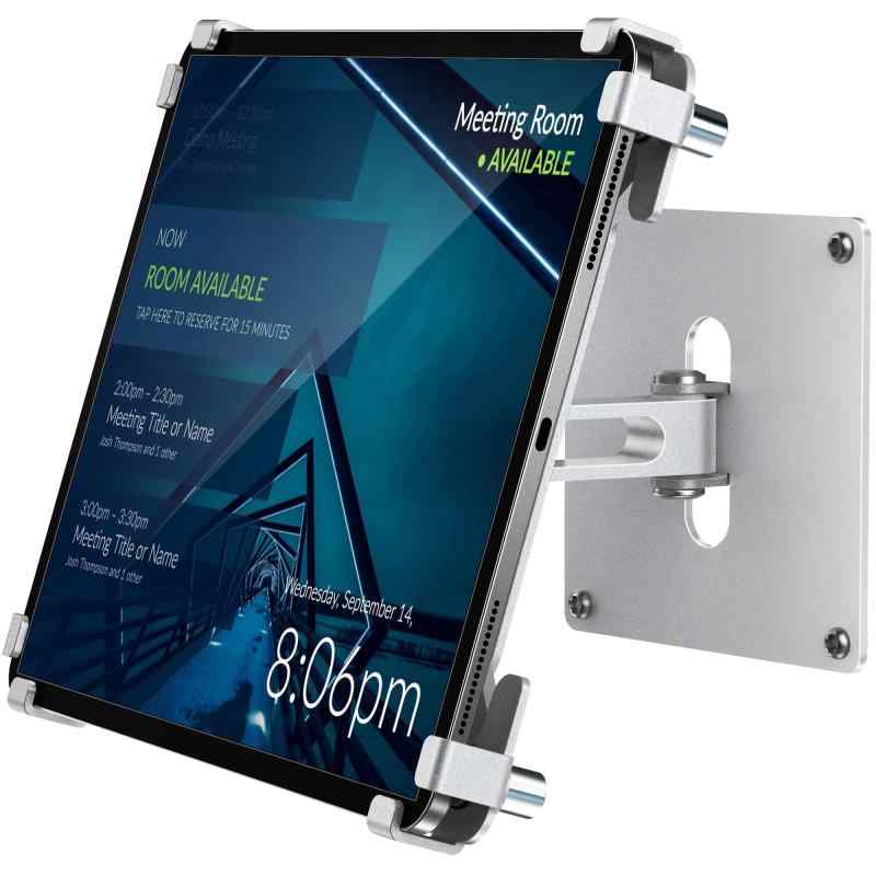 AboveTEK 盗難防止 壁掛けタブレットスタンド - 9.7インチ～13インチタブレット対応 (iPad Pro/Air/Mini, Galaxy Tabなど) - セキュリティロック＆キー付き - シルバー TH-133Sの商品画像