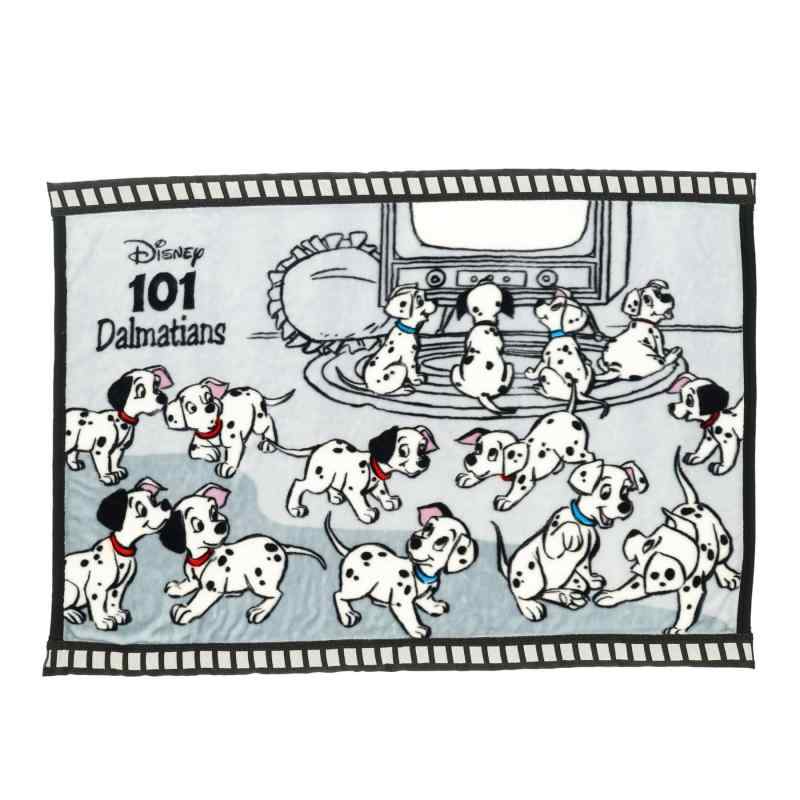 丸眞 ひざ掛け 101匹わんちゃん フィルムリビング ブランケット ポリエステルマイヤー かわいい ふわふ..