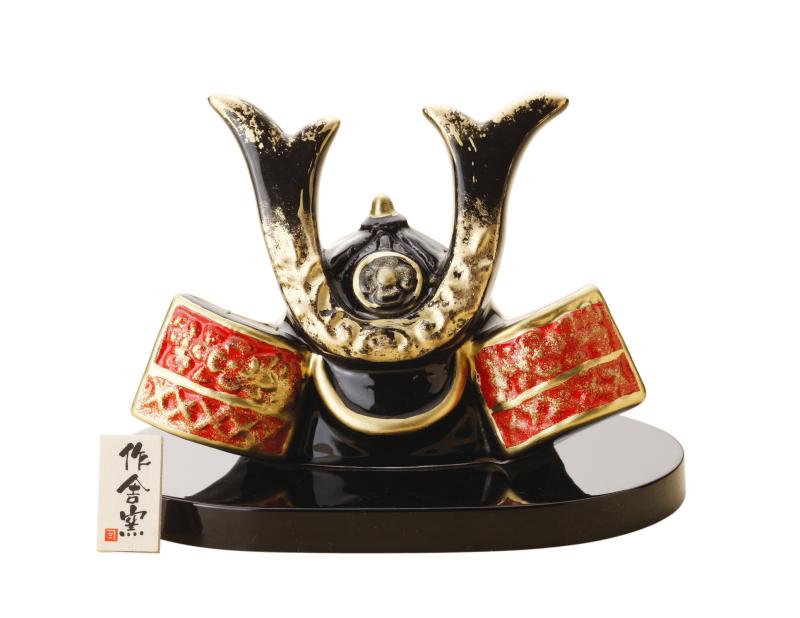 端午の節句 勇 兜飾り(大)黒 MK134