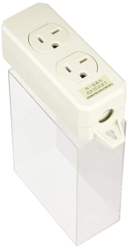 アメリカン電機 平刃形OAタップ2個コード無 接地形2P20A250VNEMA6ALT-20