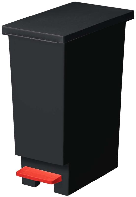 新輝合成 トンボ ゴミ箱 ゲーミングペール 軽いペダルでサッと開く 20リットル レッド ペダルが見やすいカラー 幅20×奥行35.5×高さ45cm 日本製(3)