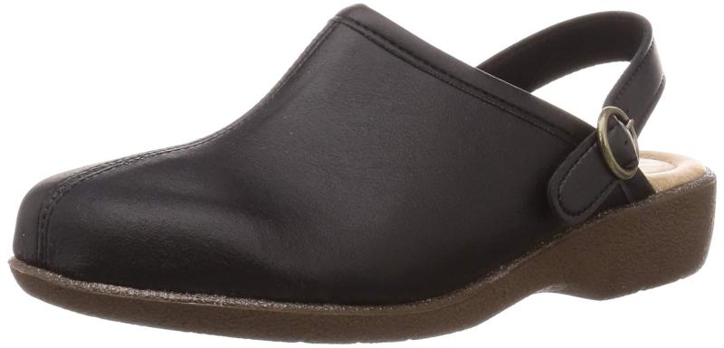 [サンタバーバラポロアンドラケットクラブ] サボサンダル 履きやすい PO6880 レディース クロ S/M/L表示 L(24.0~24.5 cm)