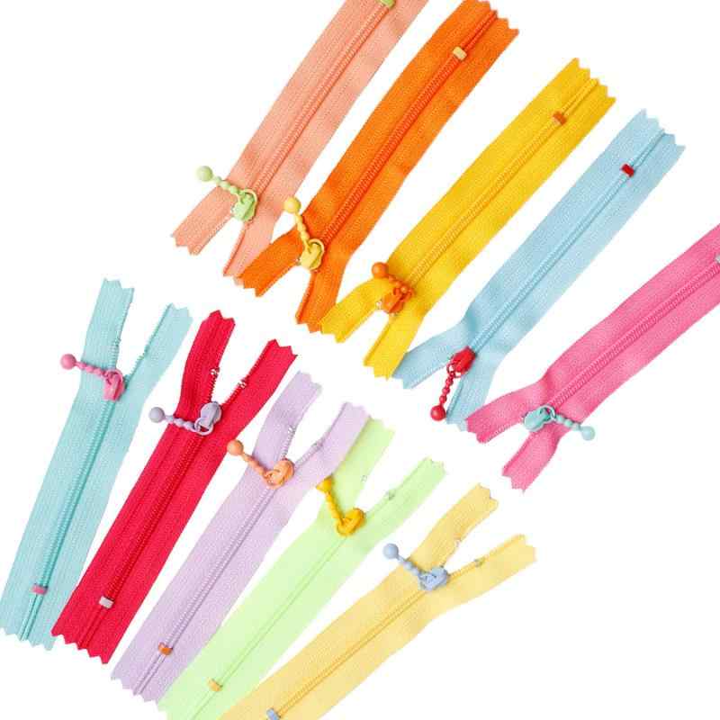 Y.K.K ポーチ用カラフルファスナー 10色セット 10cm カラフル 3CF10-COMIX(3)