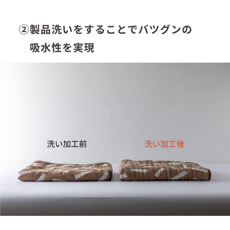 BLANKED 4重織ガーゼハンカチ (TONTON イエロー) 3