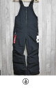 23-24 VOLCOM 子供用 ウェア BARKLEY INS BIB OVERALL - BLACK - 国内正規品 キッズ 小学生 ビブパンツ スノーボード