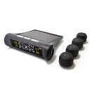 TPMS タイヤ空気圧センサー 無線 汎用 ソーラー USB充電式 四輪セット 配線不要 車用 タイヤ 安全 空気圧モニター 外部 バルブキャップ IP67防水...