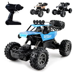 ラジコンカー 四輪駆動 知育玩具 高速 RCカー 4WD オフロード 速い USB充電式 電動 リモコンカー 室内 屋外 車おもちゃ 大人 子供 7歳 8歳 9歳 10歳 11歳 男の子 誕生日 プレゼント 子供の日 結婚式 クリスマス 新年 歳暮 こどもの日 ギフト LEDライト付き 壊れにくい 車玩具