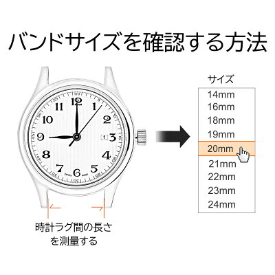 【送料無料】WOCCI時計ベルト18mm20mm22mmヴィンテージ腕時計バンド調整工具とバネ棒付ブラック尾錠14mm16mm19mm21mm23mm