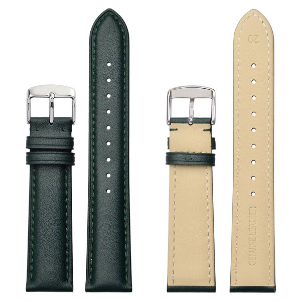 【送料無料】WOCCI 腕時計バンド18mm 20mm 22mm 14mm 16mm 19mm 21mm 23mm レザー時計ベルト 調整工具とバネ棒付 9色選択