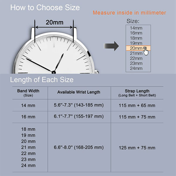 【送料無料】WOCCI 腕時計バンド18mm 20mm 22mm 14mm 16mm 19mm 21mm 23mm レザー時計ベルト 調整工具とバネ棒付 9色選択