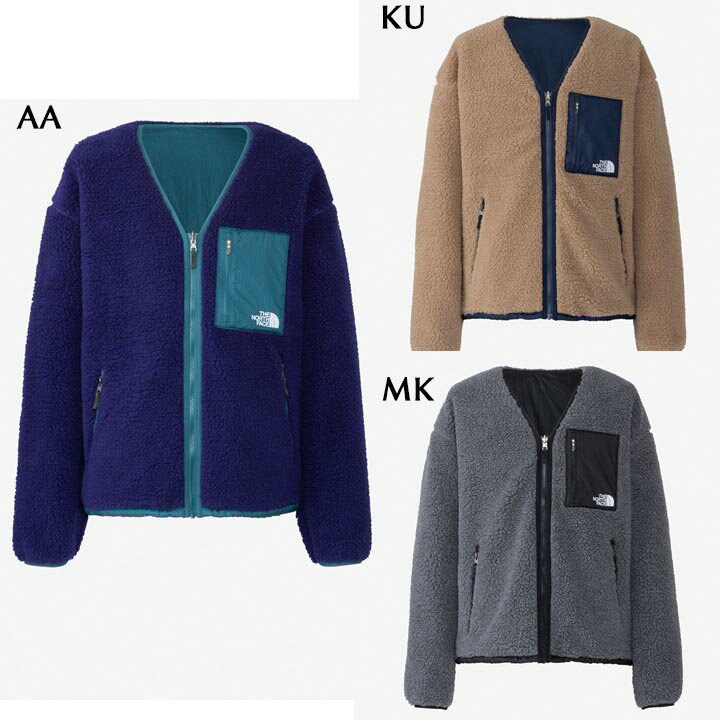 ノースフェイス カーディガン メンズ THE NORTH FACE(ザ ノースフェイス)NP72334 REVERSIBLE EXTREME PILE CARDIGAN リバーシブルエクストリームパイルカーディガン