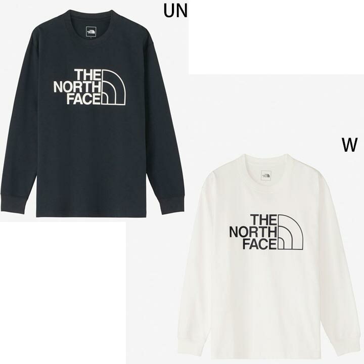 THE NORTH FACE(ザ ノースフェイス)NT82336 L/S HALF DOME LOGOTEE 長袖 カットソー Tシャツ ロングスリーブハーフドームロゴティー ユニセックス オーガニックコットン 中厚地 UVプロテクト