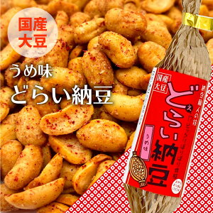 どらい納豆 うめ 40g ドライ納豆 ドライ 納豆 乾燥納豆 国産大豆 100%使用 生きてる 納豆菌 納豆キナーゼ ポリポリ食感 おやつ おつまみ お菓子 わら納豆 風 プチギフト 引越し 異動 退職 おしゃれ ちょっとした お礼 300円 台