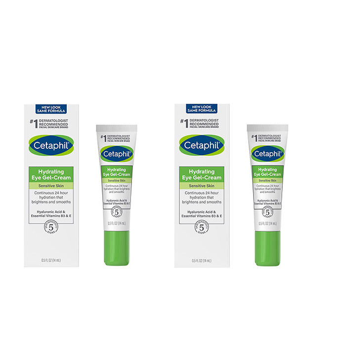 お得な2個セット！Cetaphil セタフィル　高保湿アイジェルクリーム　Hydrating Eye Gel Cream　ヒアルロン酸配合　14ml×2本