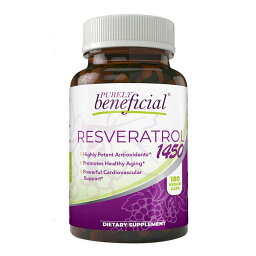 Purely Beneficial社　レスベラトロール1450mg/180カプセル　RESVERATROL1450