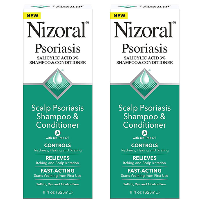 楽天Wolfgang Gアメリカでベストセラー！ニゾラール フケシャンプー＆リンス　抗菌シャンプー　2-In-1 / 2本セット Nizoral Scalp Psoriasis Shampoo & Conditioner 11OZ（325ml）×2PACK