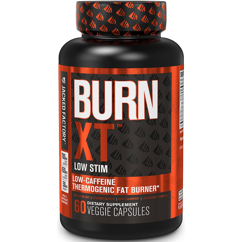 大容量！　BURN-XT ダイエット サプリメント　サーモジェニックファットバーナー 60粒　Jacked Factory Burn-XT Low Caffeine, Low Stim Weight Loss Supplement