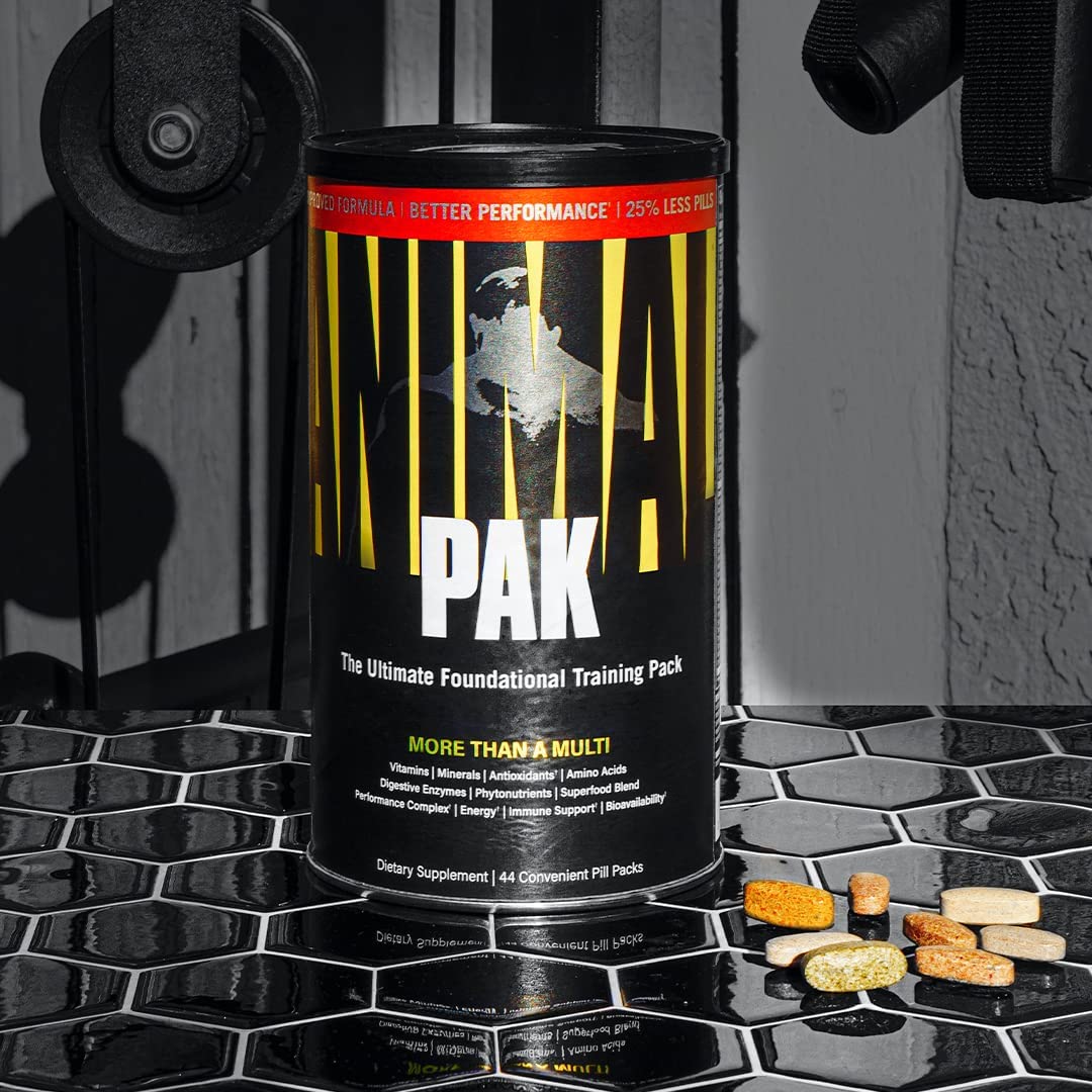 アニマルパック マルチビタミン スポーツサプリメント トレーニング アスリート 1本44パック入り Animal Pak - Convenient All-in-One Vitamin Pack Supplement Sports Nutrition Performance Multivitamin