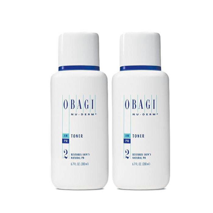 もれなくOBAGIのSPF35日焼け止めクリームプレゼント！オバジ ニューダーム トナー2本セット　Obagi Nuderm Toner 2 set