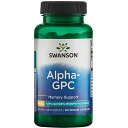 スワンソン Aアルファ-GPC 300mg 60カプセル Swanson Alpha-Gpc Alpha Glycerophosphocholine 300 Milligrams 60 Veg Capsules