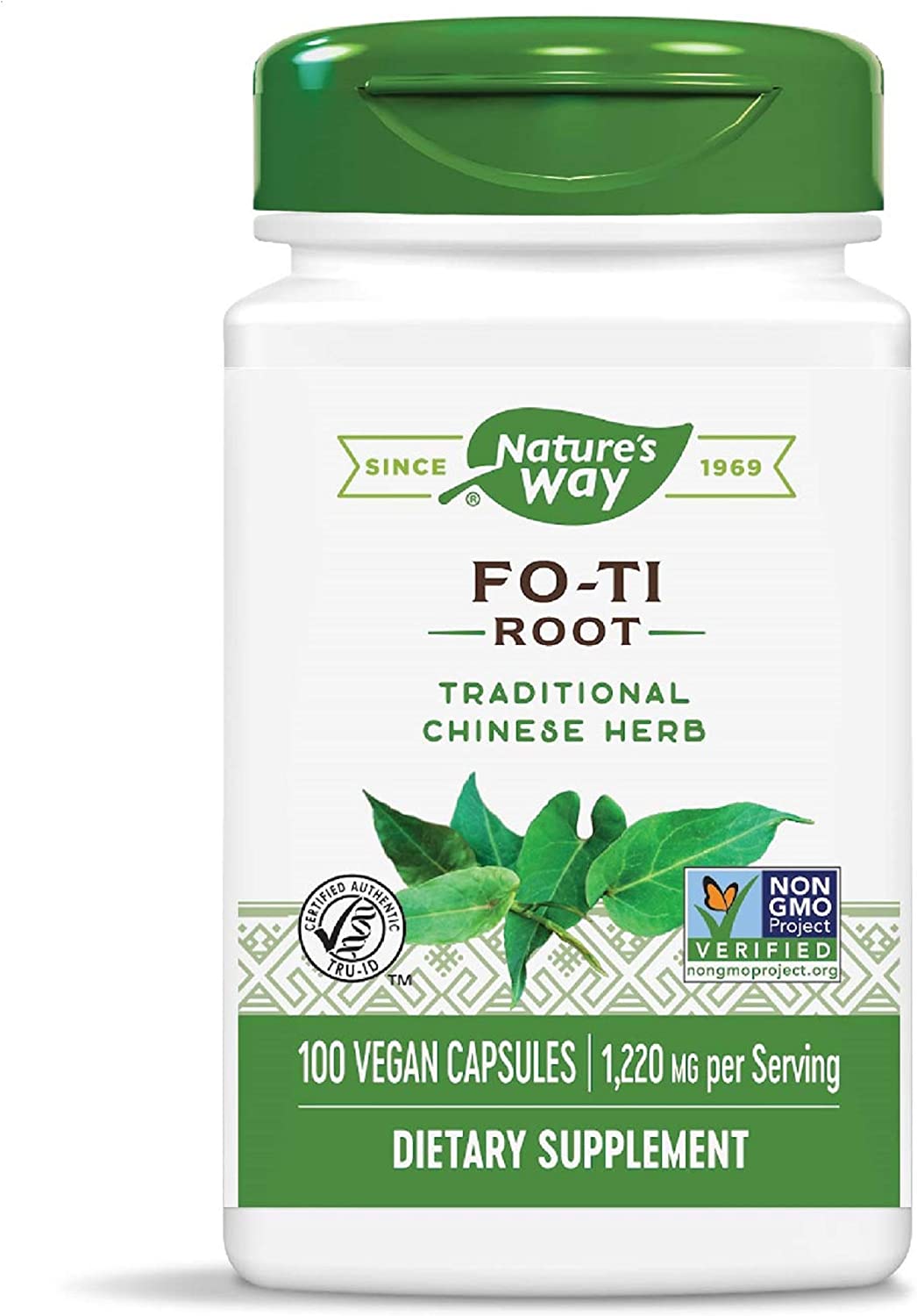 Nature's Way　フォーチ 100ベジカプセル　 Fo-Ti Root, 1,220 mg per serving, 100 Veg caps　頭皮のトラブル