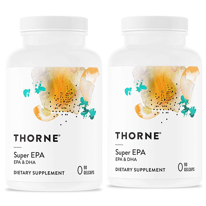 お得な2個パック！Thorne Research ソーンリサーチ　スーパーEPA　濃縮オメガ　90カプセル入り×2箱　Thorne Super EPA - Omega-3