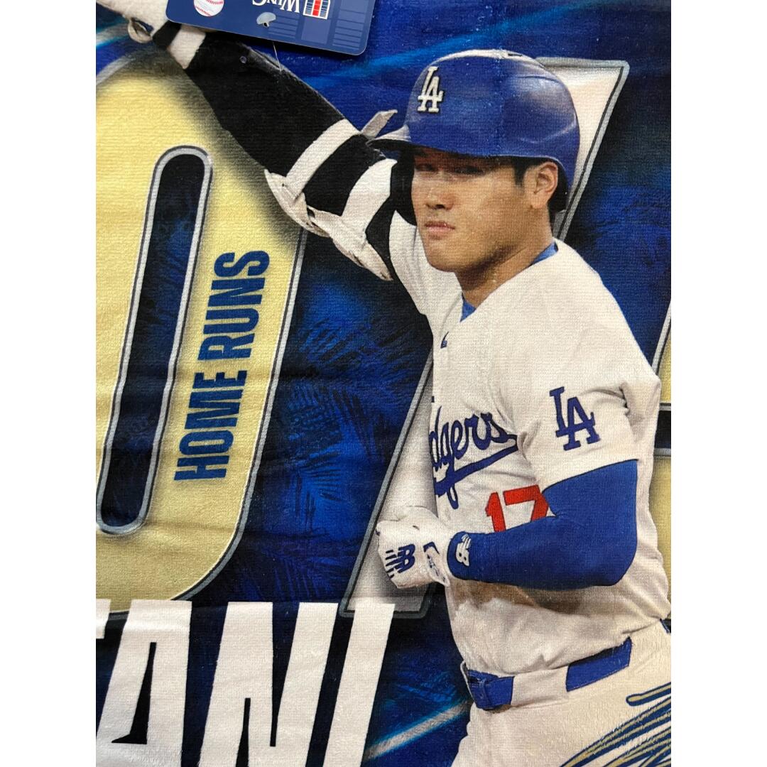 50/50記念　大谷翔平 ロサンゼルス・ドジャース ベンチ タオル 片面プリント WinCr...
