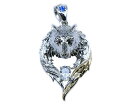 【送料無料】 ウルフマン WOLFMAN B.R.S ウルフマンBRS ロンリーウルフ ペンダント ゴールド ホワイト