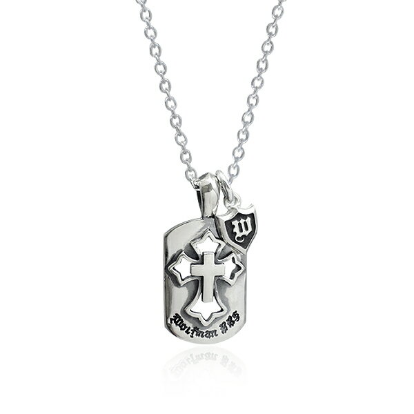 【送料無料】 ウルフマン WOLFMAN B.R.S ウルフマンBRS セイントクロス チャーム ドッグタグ ペンダント(4)