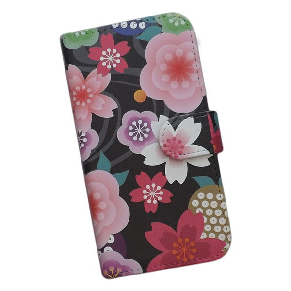 Rakuten - Galaxy A25 5G SC-53F/SCG33/SM-A253Z/SM-A253Q 用 スマートフォンケース スマホ カバー スマホケース 手帳型 プリントケース 和柄 花柄 桜 梅 流水 おしゃれ(226)