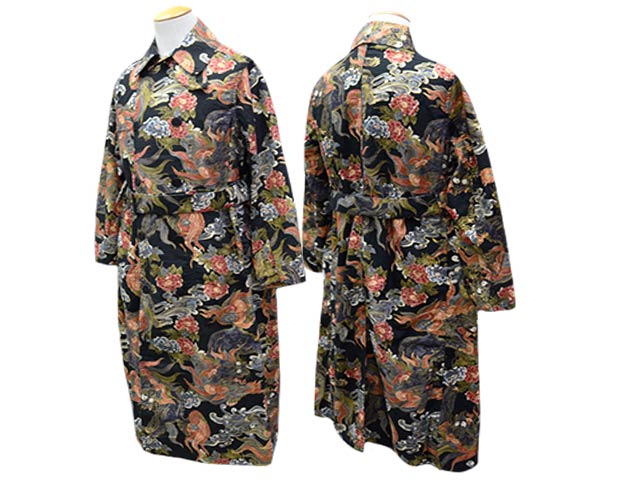 Rakuten - 【BLACK SIGN/ブラックサイン】2026SS「1930s Japanese Lion&Peony Hitman Coat/1930sジャパニーズライオン&ピオニーヒットマンコート」(BSSJ-26411)(Langlitz Leathers/ラングリッツレザーズ/アメカジ/ハーレー/WOLF PACK/ウルフパック)