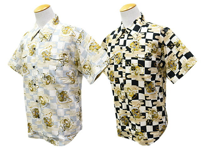 Rakuten - 全2色【BLACK SIGN/ブラックサイン】2026SS「Geronimo Shirt”Wind God Thunder God”/ジェロニモシャツ”ウィンドゴッドサンダーゴッド”」(BSSL-26105)(Langlitz Leathers/ラングリッツレザーズ/アメカジ/WOLF PACK/ウルフパック)