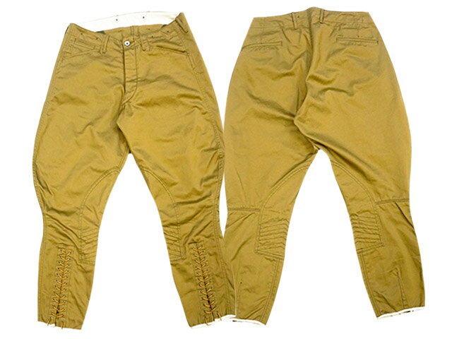 2024SS「Khaki Chino Sheriff Breeches/カーキチノシェリフブリーチーズ」(BSSP-20503)(Jeff Decker/アメカジ/ハーレー/ジョッパーズ/ミリタリー/ホットロッド/WOLF PACK/ウルフパック)