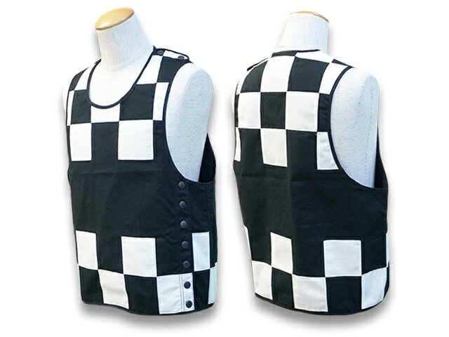 【BLACK SIGN/ブラックサイン】2023SS「Paraffin Weather Race Truck Vest/パラフィンウェザーレーストラックベスト」(BSSV-23201)【あす楽対応】(Jeff Decker/アメカジ/ハーレー/ジョッパーズ/ミリタリー/ホットロッド/WOLF PACK/ウルフパック)