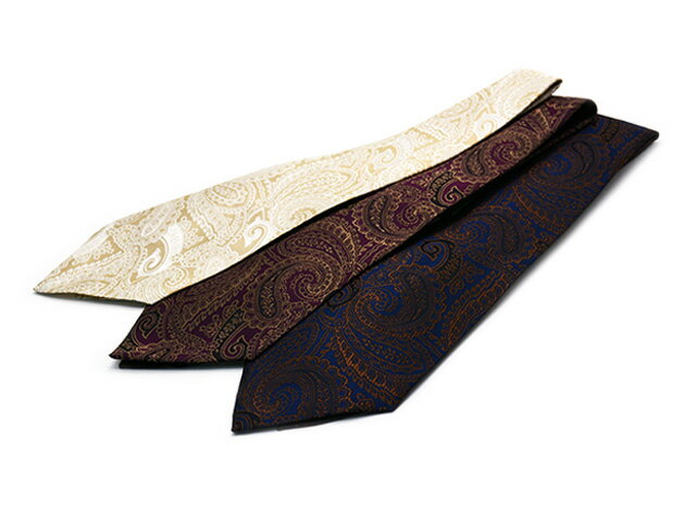 全3色【BLACK SIGN/ブラックサイン】「Paisley Figures Neck Tie/ペイズリーフィギュアネックタイ」(BSSA-12608)(Langlitz Leathers/ラングリッツレザーズ/アメカジ/ハーレー/WOLF PACK/ウルフパック)