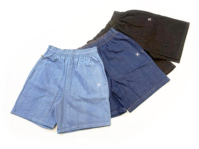 全3色【BLUCO/ブルコ】2023SS「Standard Chef Shorts"Denim"/スタンダードシェフショーツ"デニム"」(1017-3A02)【あす楽対応】(UNCROWD/アンクラウド/BWG/アメカジ/ハーレー/バイカー/バイク/ホットロッド/WOLF PACK/ウルフパック/ホイールズアパレル)