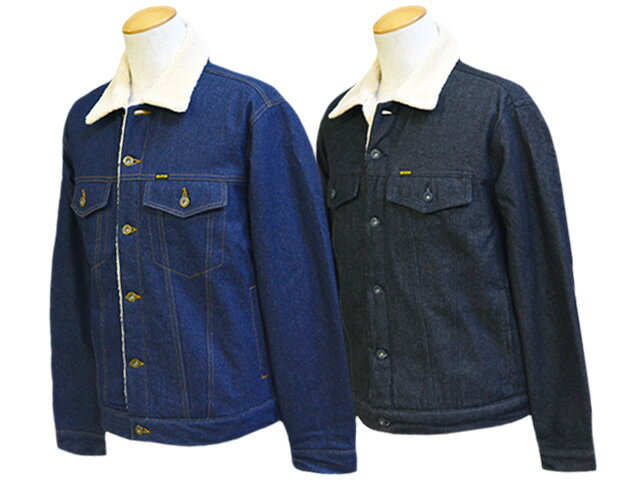 全2色2023AW「Denim Boa Riders Jacket/デニムボアライダースジャケット」(1307)(BWG/UNCROWD/アンクラウド/アメカジ/ハーレー/バイカー/バイク/ホットロッド/ホイールズアパレル/WOLF PACK/ウルフパック)