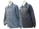 全2色【BLUCO/ブルコ】2024AW「Leather Coach Jacket/レザーコーチジャケット」(147-31-008)(BWG/UNCROWD/アンクラウド/アメカジ/アウトドア/ミリタリー/ハーレー/バイカー/ホイールズアパレル/ホットロッド/WOLF PACK/ウルフパック)