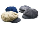 全4色【BLUCO/ブルコ】2025SS「News Boy Cap/ニュースボーイキャップ」(153-61-033)(BWG/UNCROWD/アンクラウド/アメ...