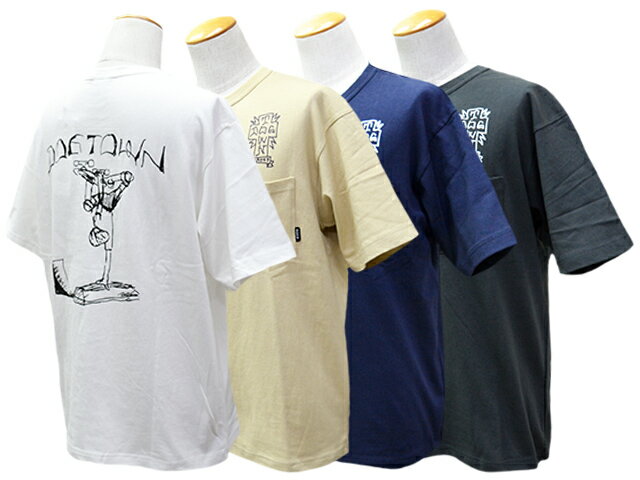 Rakuten - 全4色【BLUCO/ブルコ】×【DOGTOWN/ドッグタウン】2026SS「Pocket Tee”Gonz”/ポケットTee”ゴンズ”」(163-22-032)(BWG/UNCROWD/アンクラウド/アメカジ/ハーレー/バイカー/ホットロッド/WOLF PACK/ウルフパック)