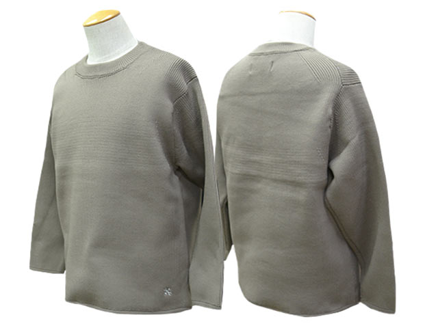 WOLF PACK楽天市場店の(30% OFF)全3色【BLUCO/ブルコ】2025AW「Crew Neck Rib Knit Sweater/クルーネックリブニットセーター」(155-15-001)(BWG/UNCROWD/アンクラウド/アメカジ/アウトドア/WOLF PACK/ウルフパック)｜アングル2