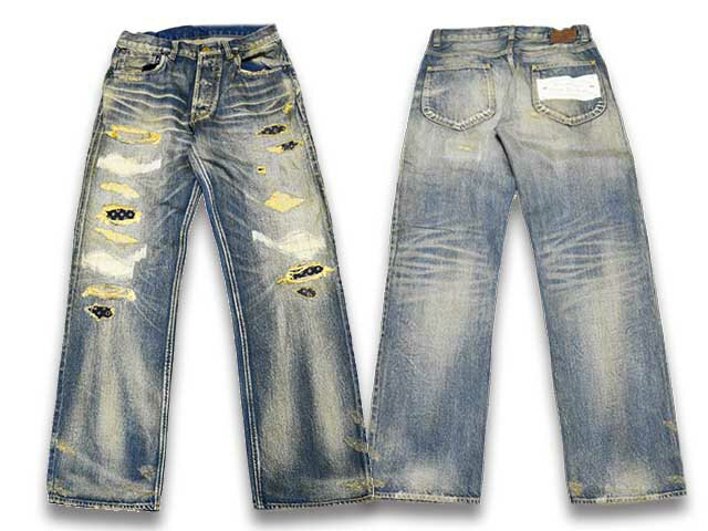 【BY GLADHAND/バイグラッドハンド】2021AW「Gladden Denim Pants”Type-1(Used A)”/グラッデンデニムパンツ”タイプ1(ユーズドA)”」【あす楽対応】(GANGSTERVILLE/ギャングスタービル/WEIRDO/ウィアード/OLD CROW/オールドクロウ/WOLF PACK/ウルフパック)